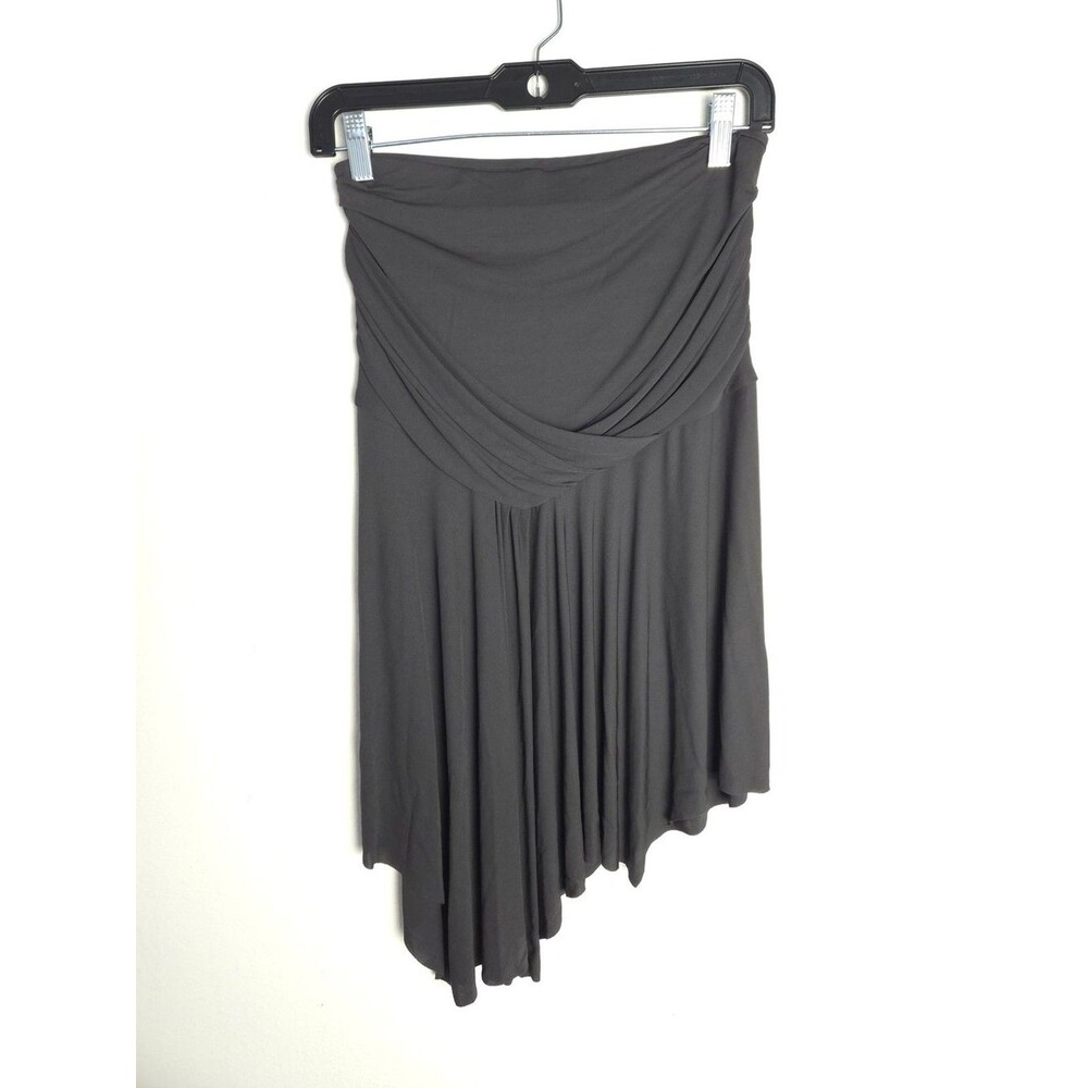 NWT Helmut Lang Vortex Asymmetrical Skirt Designer Shaded Blue P
